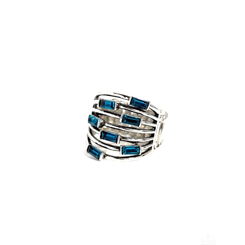 🆕Paparazzi Ring*💙*- Exceptional Edge Blue- Free Gift~